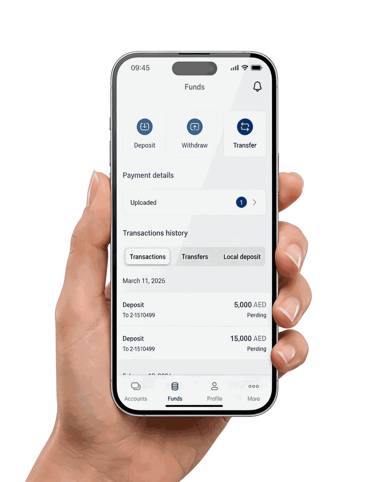 Kira trading app shown on a mobile phone